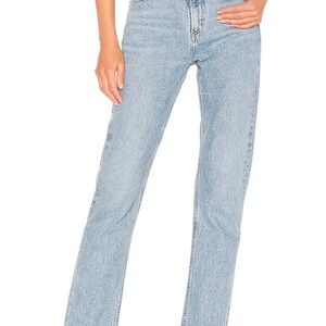 NWT Agolde Cherie High Rise Straight in Merit